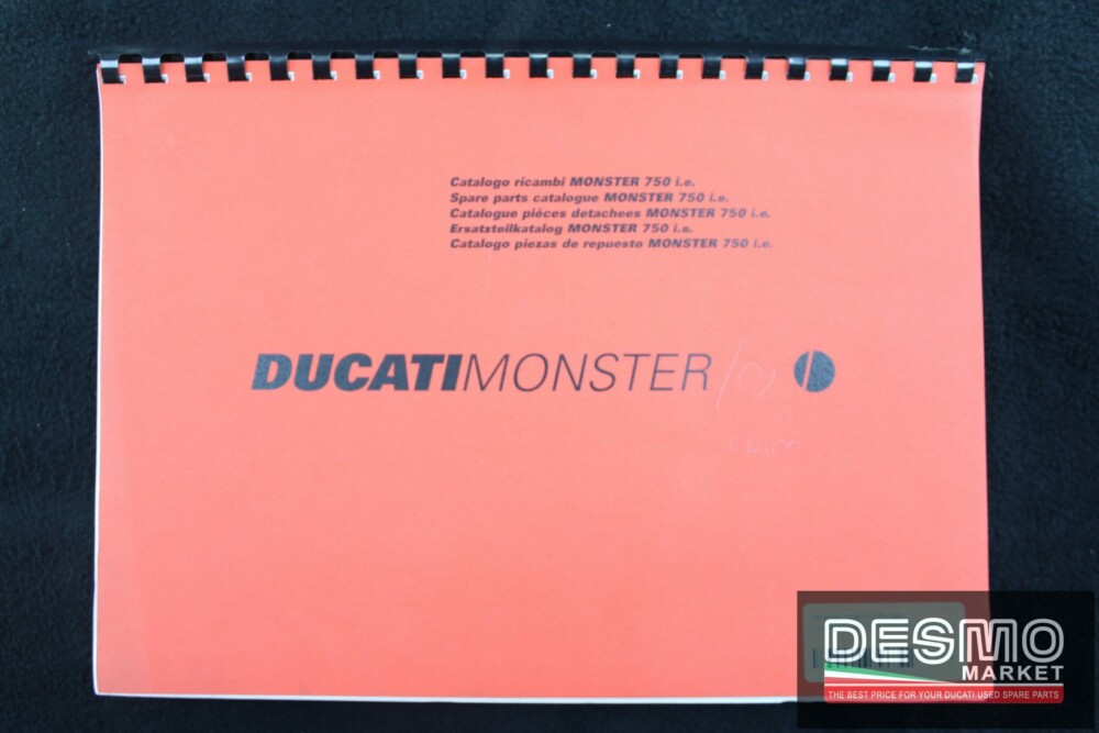 Official catalogue parts Ducati MONSTER 750 I.E. MY 2002