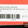 catalogo ricambi ufficiale Ducati MONSTER 750 METALLIC  i.e. 2000