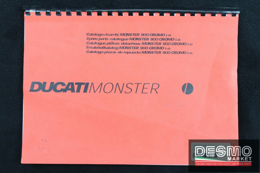 catalogo ricambi ufficiale Ducati MONSTER 900 cromo anno 2001