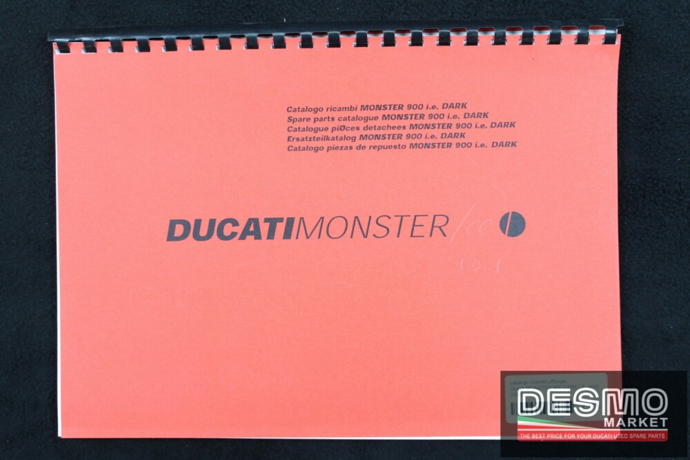 Official catalogue parts Ducati MONSTER 900 DARK I.E. MY 2000
