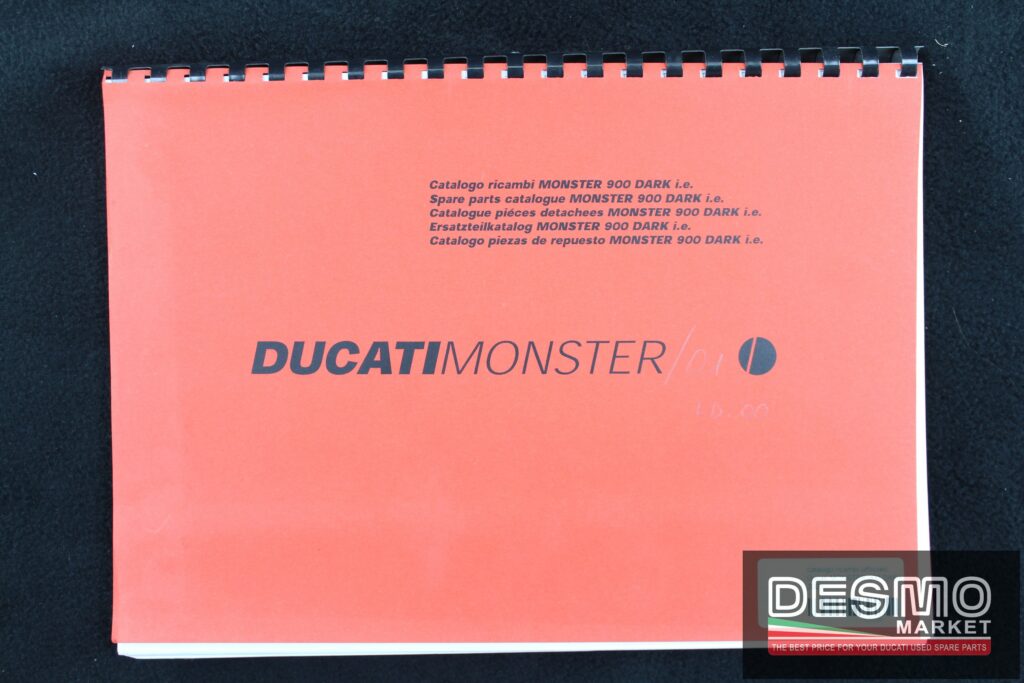 catalogo ricambi ufficiale Ducati MONSTER 900 DARK I.E. anno 2001