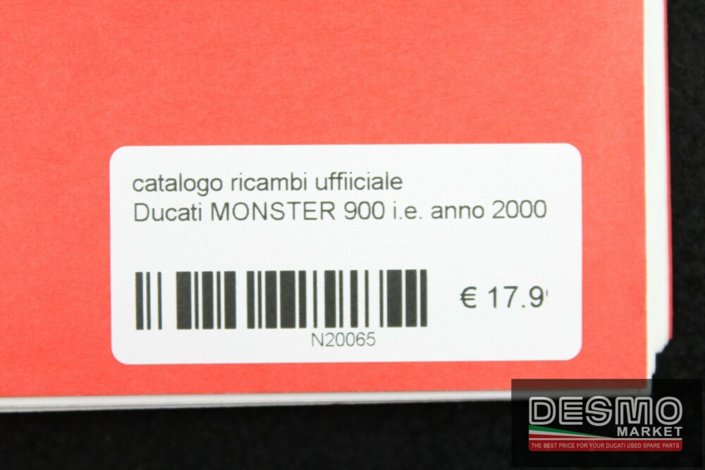 catalogo ricambi ufficiale Ducati MONSTER 900 i.e. anno 2000