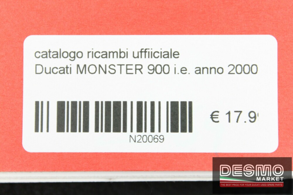 catalogo ricambi ufficiale Ducati MONSTER 900 i.e. anno 2000
