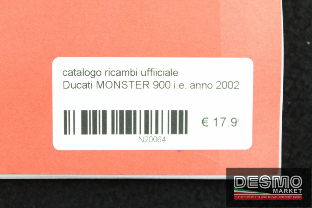 catalogo ricambi ufficiale Ducati MONSTER 900 i.e. anno 2002