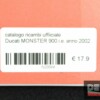 catalogo ricambi ufficiale Ducati MONSTER 900 i.e. anno 2002