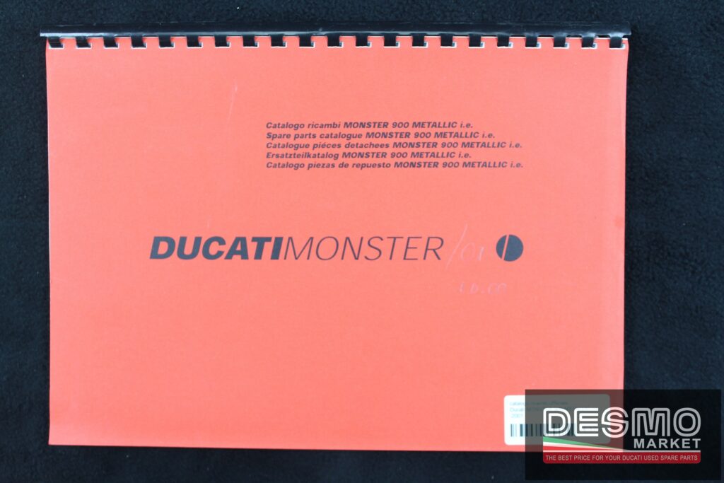 catalogo ricambi ufficiale Ducati MONSTER 900 METALLIC  i.e.  2001