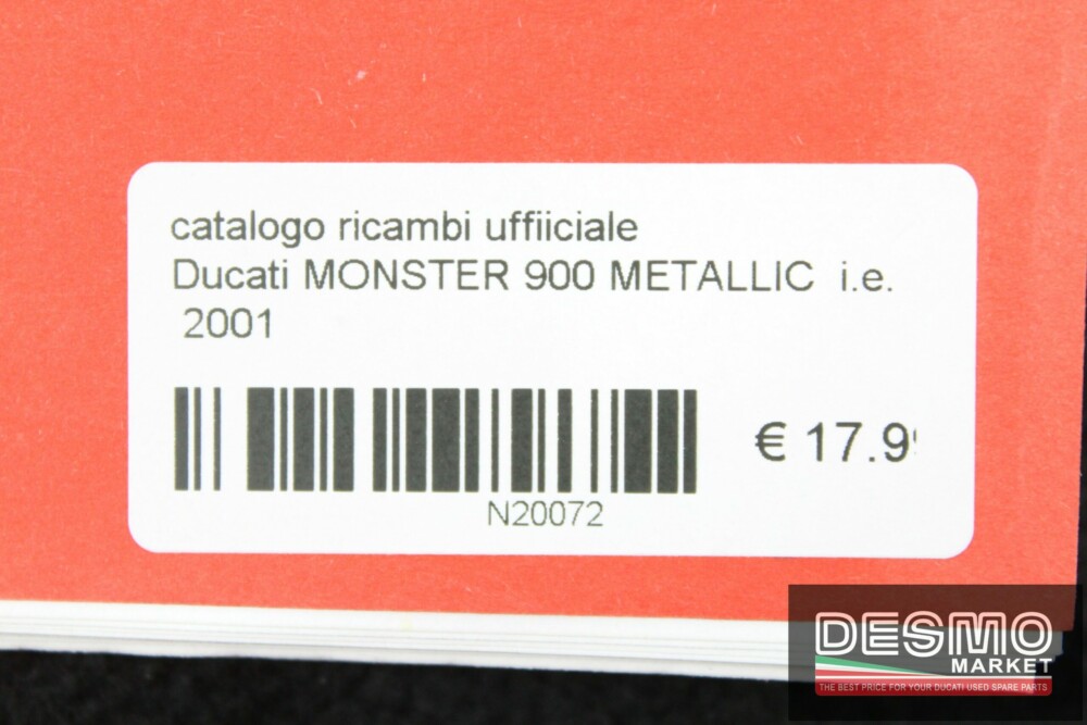 catalogo ricambi ufficiale Ducati MONSTER 900 METALLIC  i.e.  2001