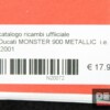 Official catalogue parts Ducati MONSTER 900 METALLIC  i.e.  MY 2001 - Image 4