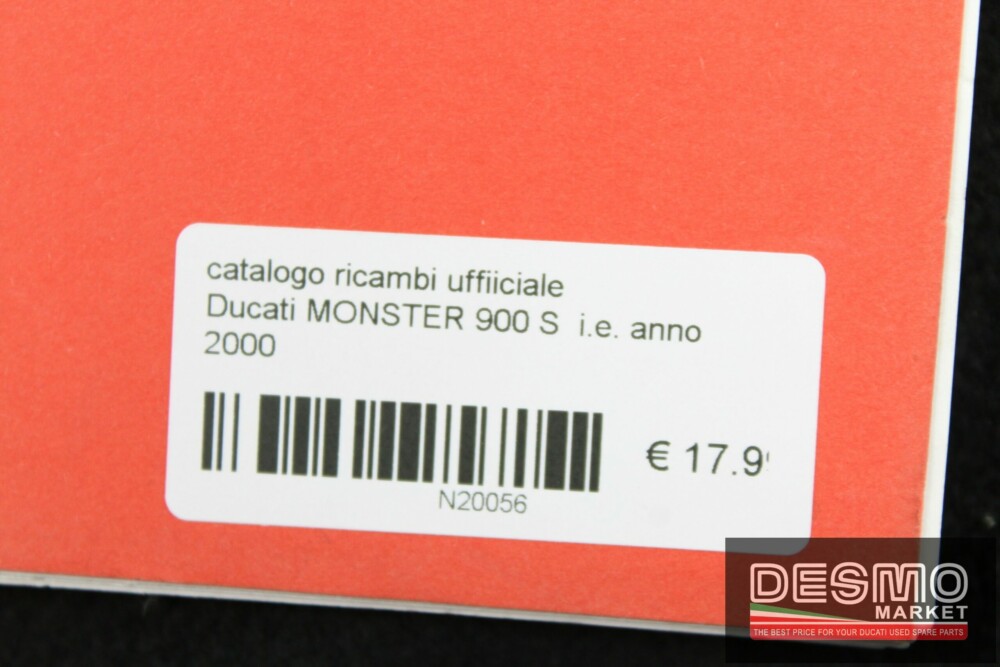 catalogo ricambi ufficiale Ducati MONSTER 900 S  i.e. anno 2000