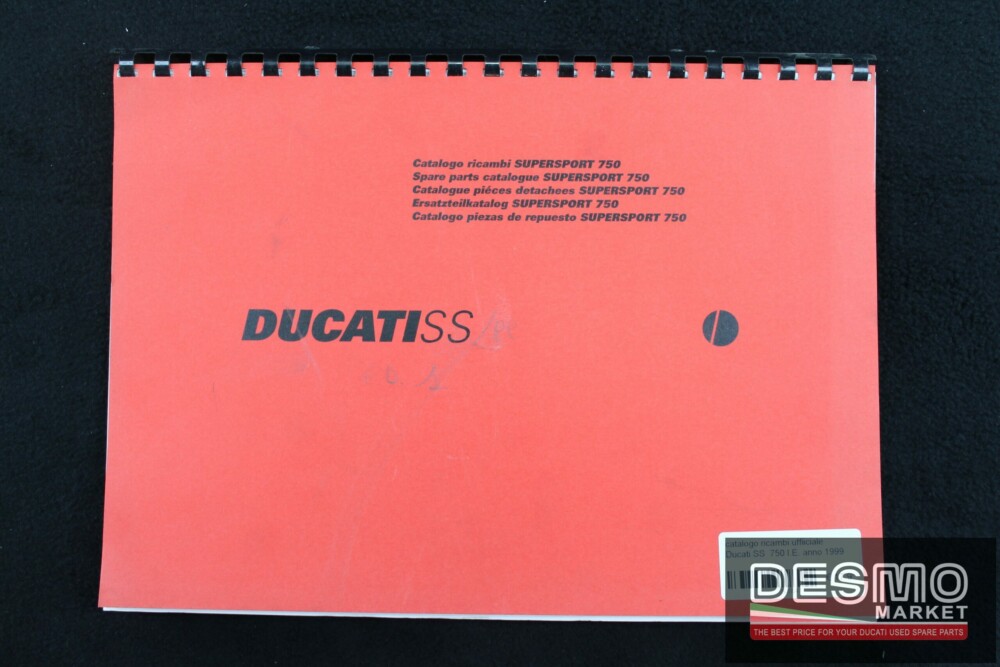 catalogo ricambi ufficiale Ducati SS  750 I.E. anno 1999