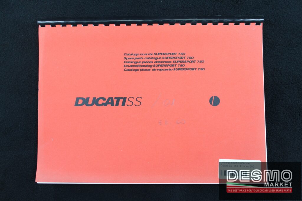 catalogo ricambi ufficiale Ducati SS  750 I.E. anno 2001