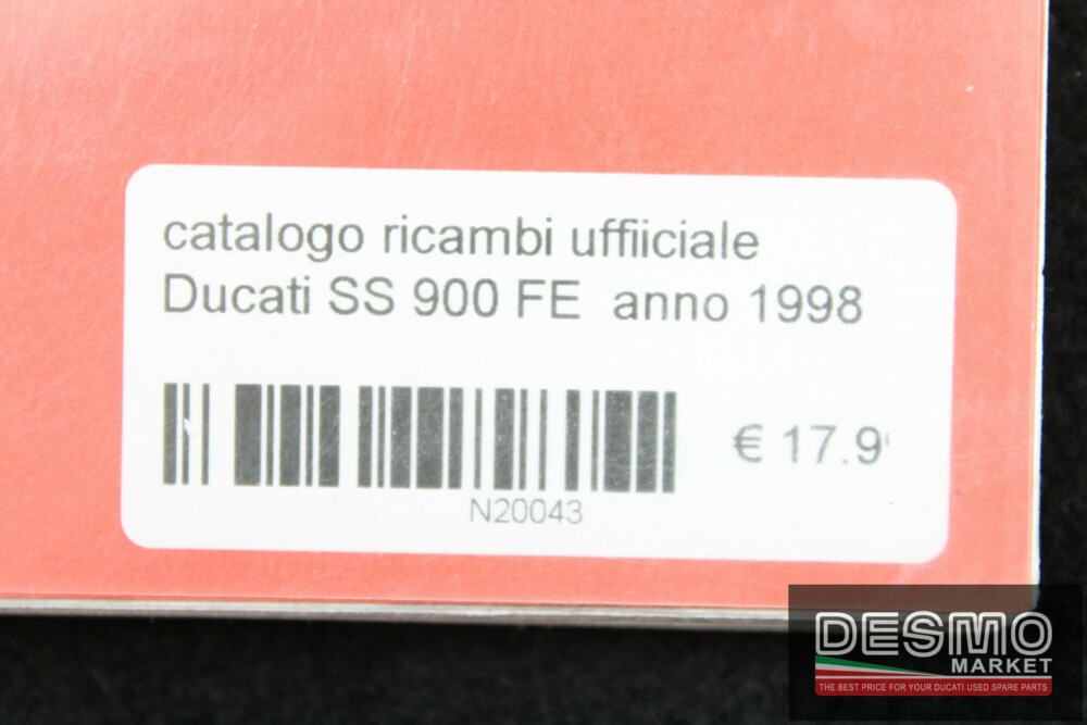 catalogo ricambi ufficiale Ducati SS 900 FE  anno 1998