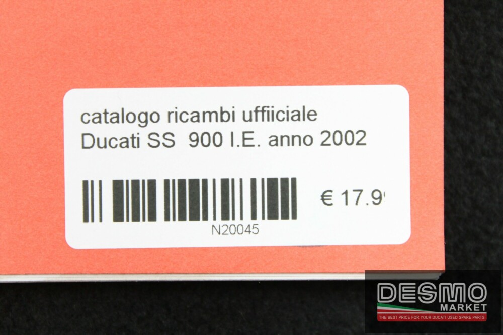catalogo ricambi ufficiale Ducati SS  900 I.E. anno 2002