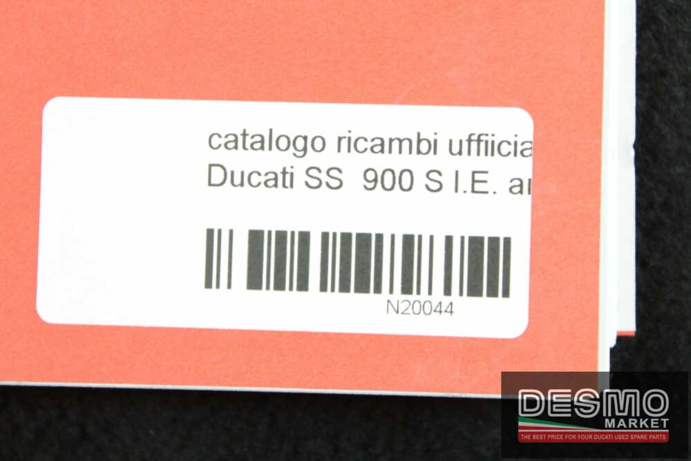 catalogo ricambi ufficiale Ducati SS  900 S I.E. anno 2002