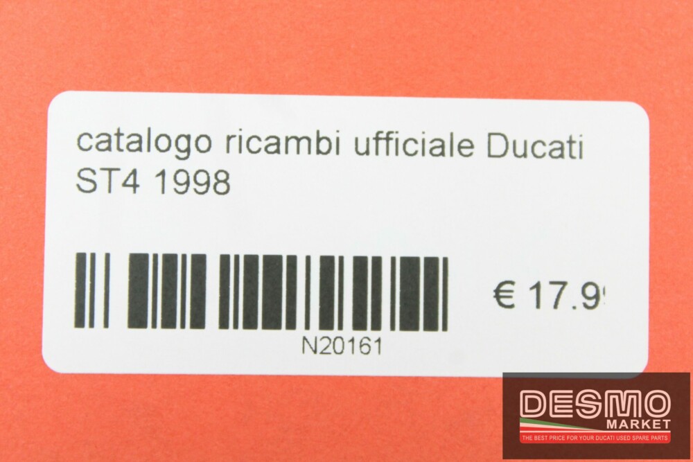 catalogo ricambi ufficiale Ducati ST4 1998