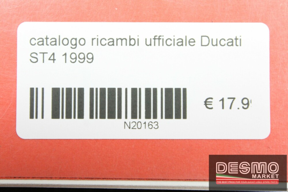 catalogo ricambi ufficiale Ducati ST4 1999