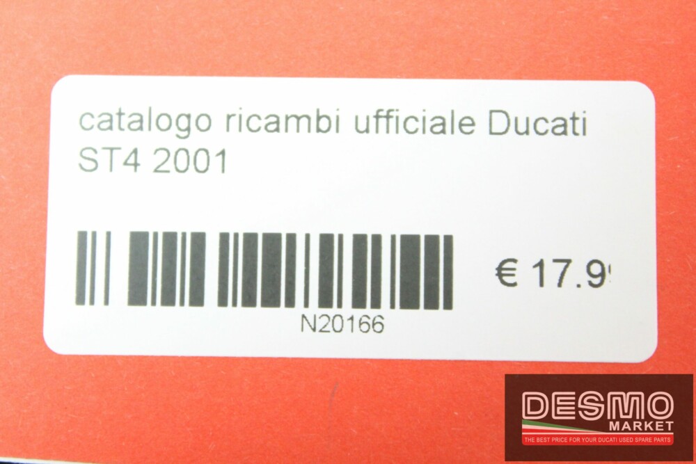 catalogo ricambi ufficiale Ducati ST4 2001