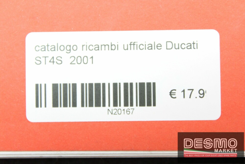 catalogo ricambi ufficiale Ducati ST4S 2001