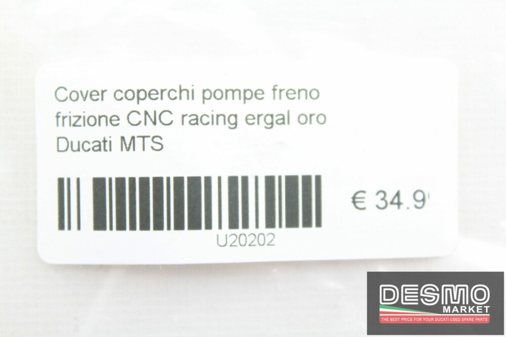 Cover coperchi pompe freno frizione CNC racing ergal oro Ducati MTS