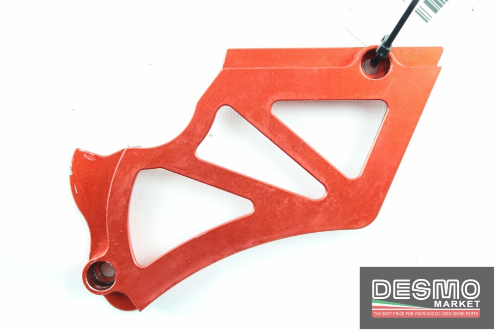 Cover coperchio pignone ergal rosso Ducati