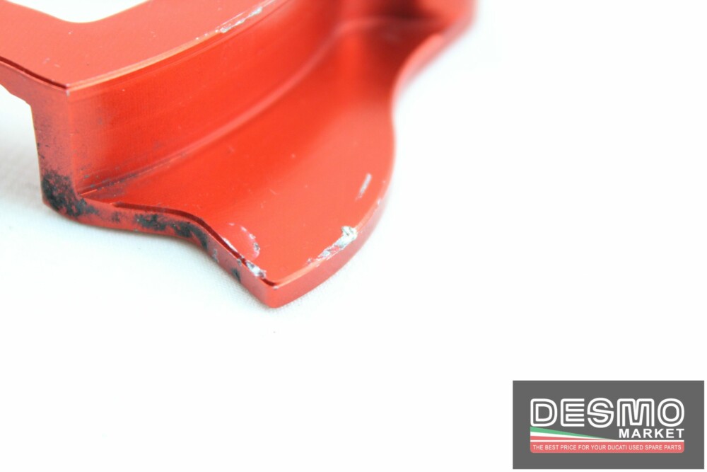Cover coperchio pignone ergal rosso Ducati