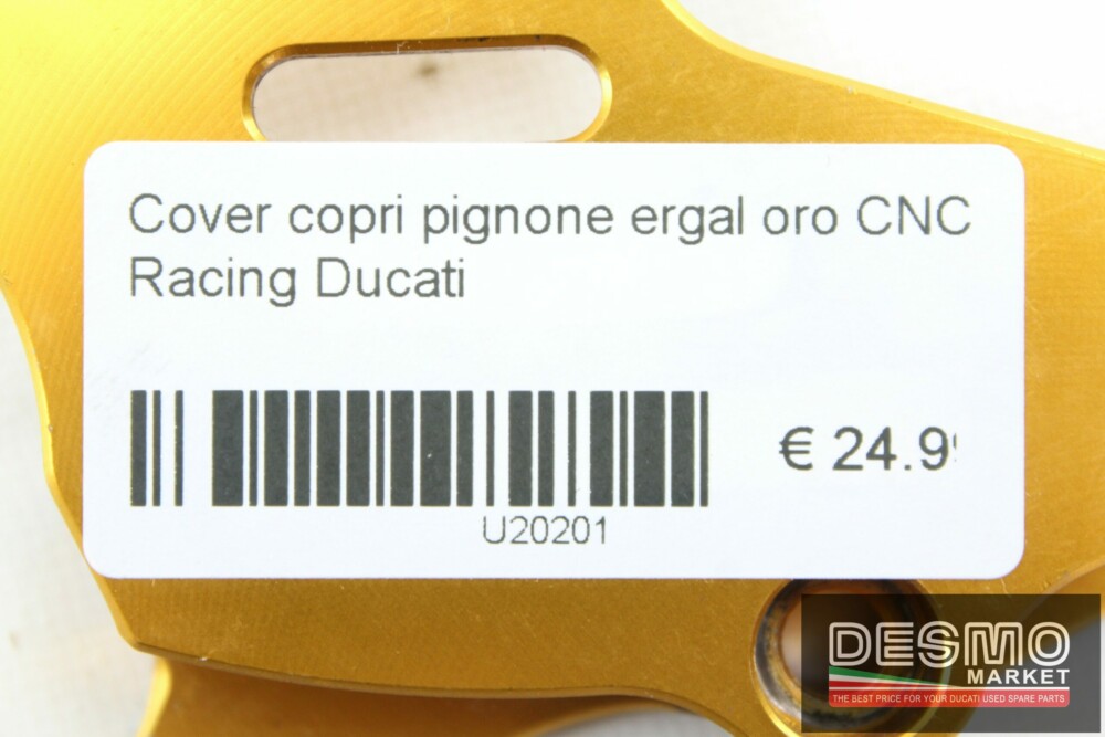 Cover copri pignone ergal oro CNC Racing Ducati