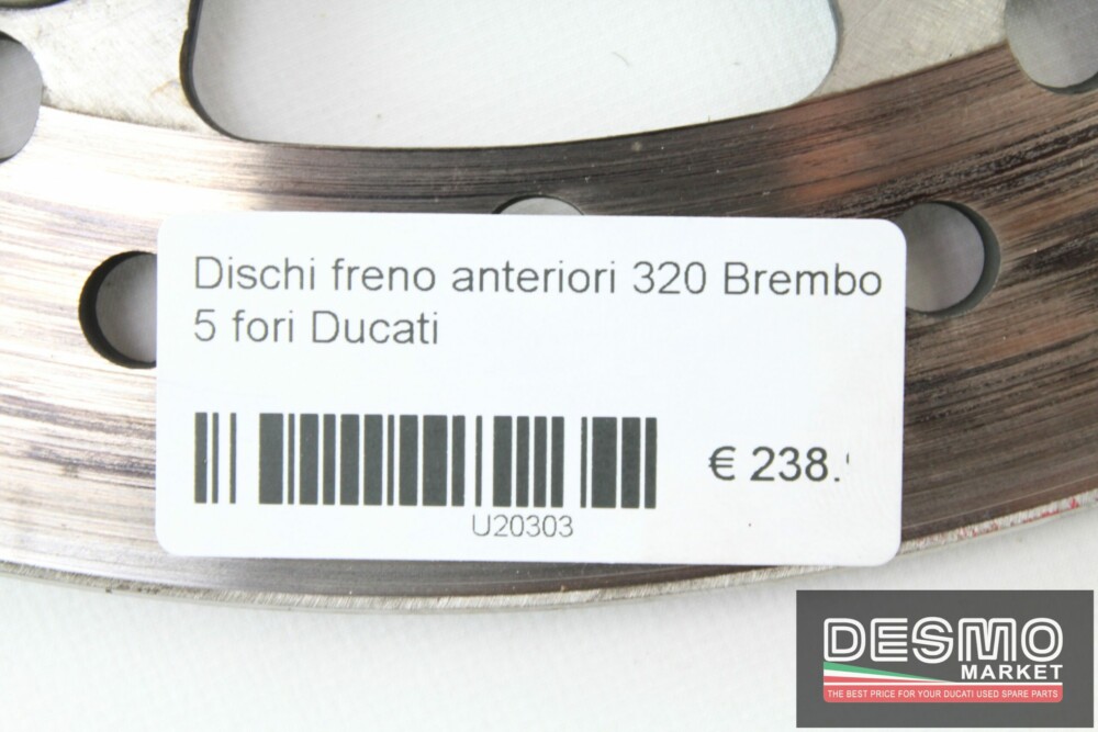 Dischi freno anteriori 320 Brembo 5 fori Ducati