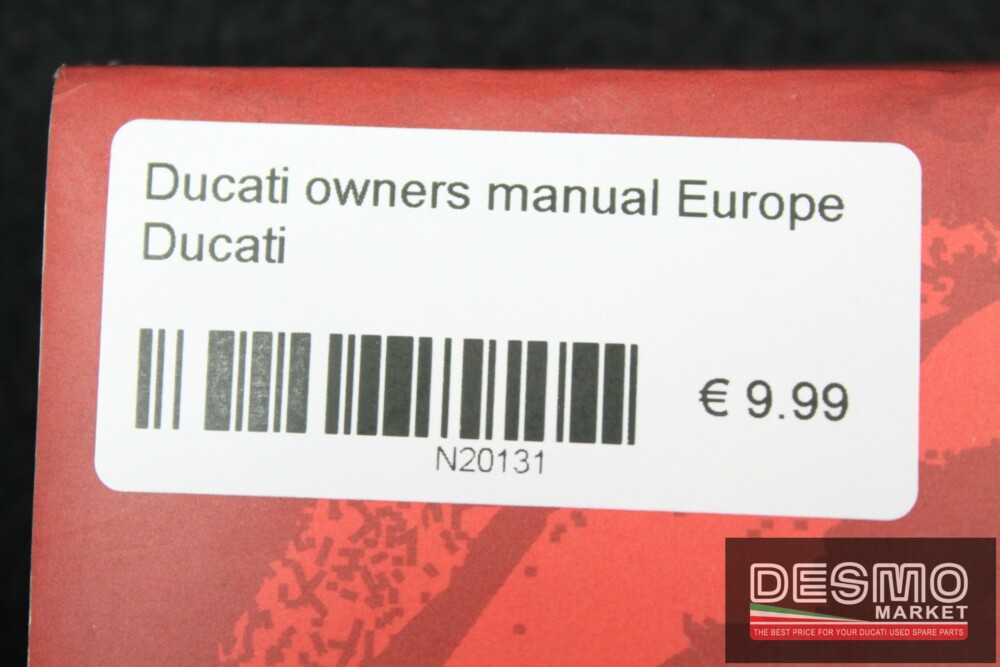 Ducati owners manual Europe Ducati