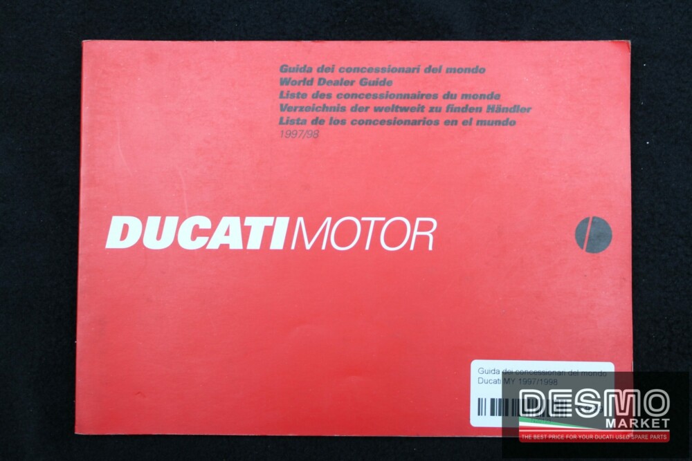 Guida dei concessionari del mondo Ducati MY 1997/1998