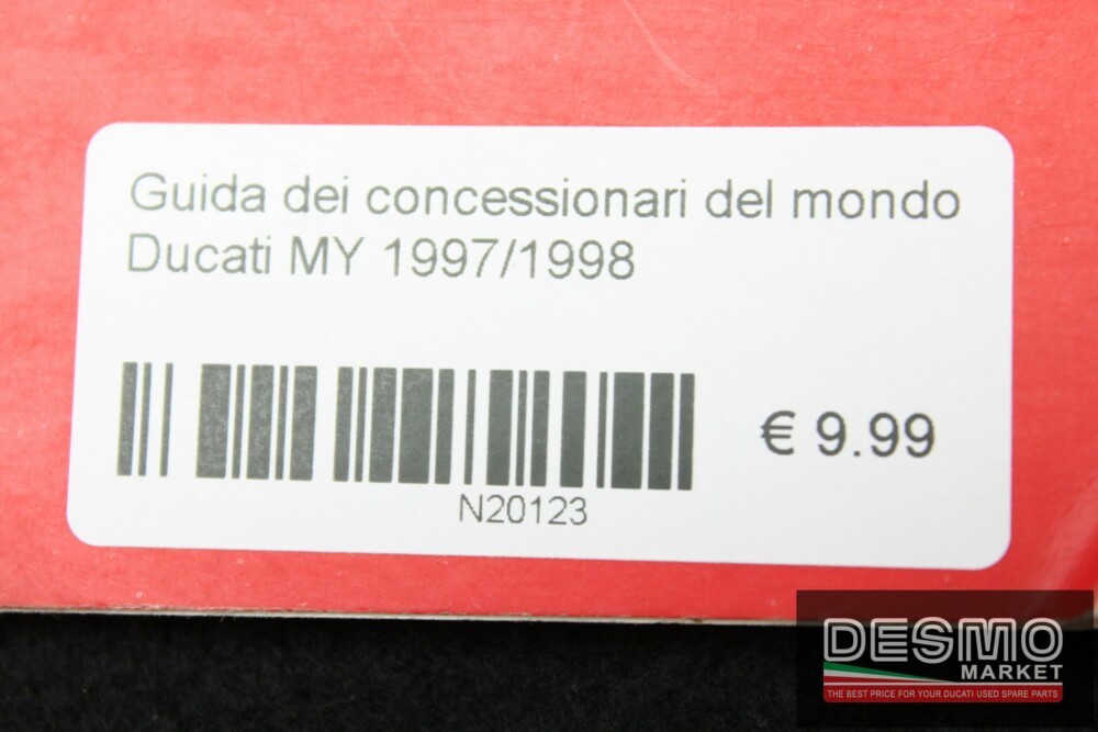 Guida dei concessionari del mondo Ducati MY 1997/1998