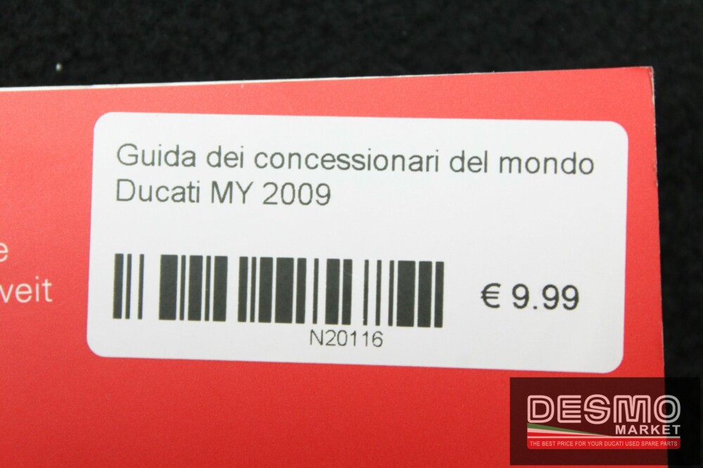 Guida dei concessionari del mondo Ducati MY 2009