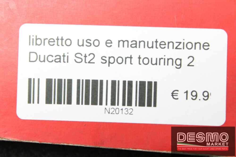 libretto uso e manutenzione Ducati St2 sport touring 2