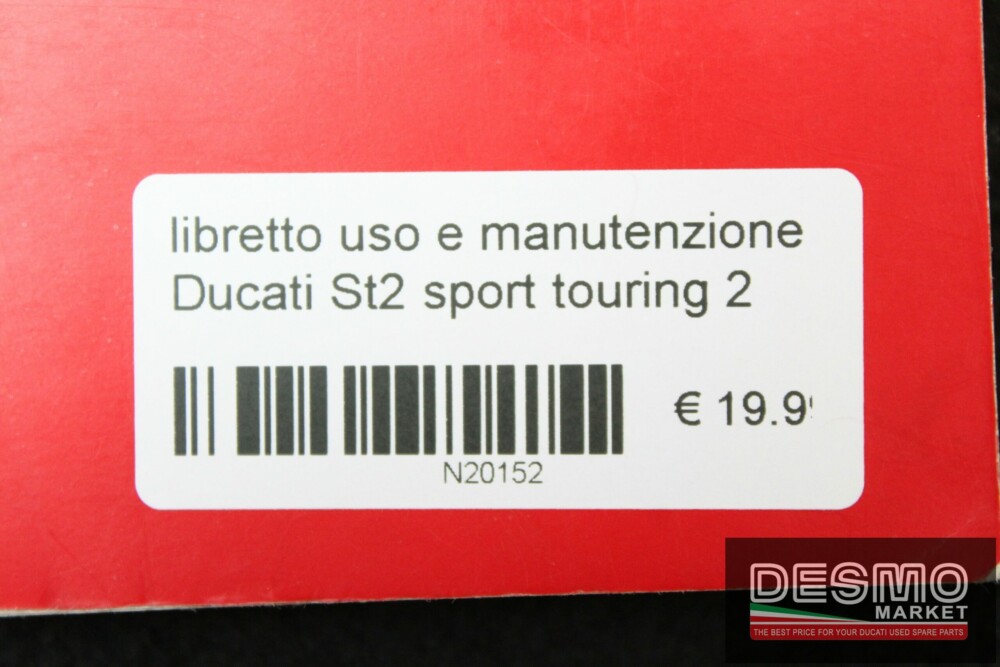 libretto uso e manutenzione Ducati St2 sport touring 2