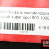 libretto uso e manutenzione Ducati super spot 800 1000