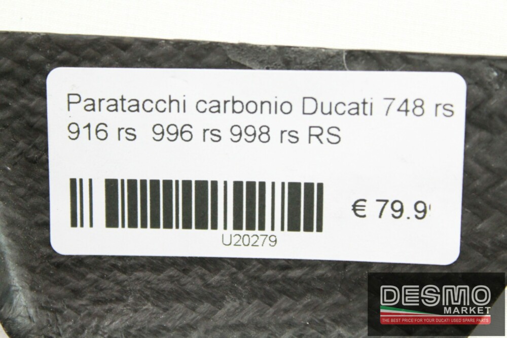Paratacchi carbonio Ducati 748 rs 916 rs  996 rs 998 rs RS
