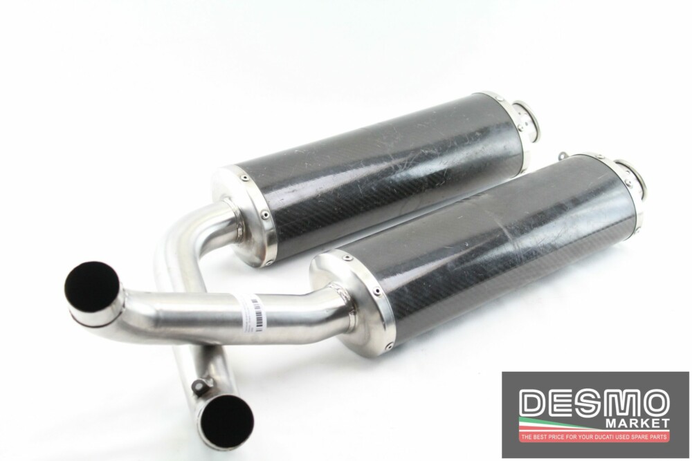Terminali scarico carbonio D. 50mm  Shark Ducati 748 916 996 998