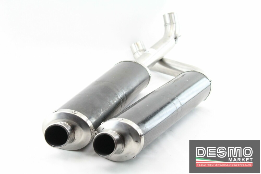 Terminali scarico carbonio D. 50mm  Shark Ducati 748 916 996 998