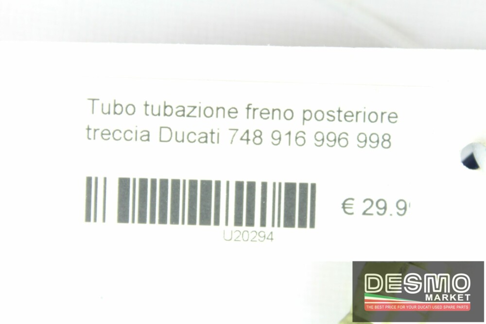 Tubo tubazione freno posteriore treccia Ducati 748 916 996 998