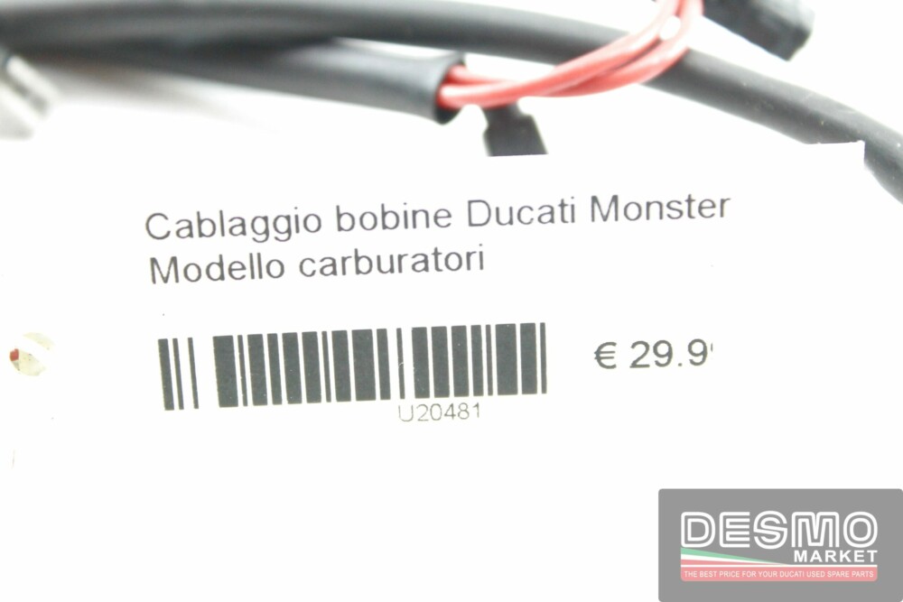 Cablaggio bobine Ducati Monster Modello carburatori