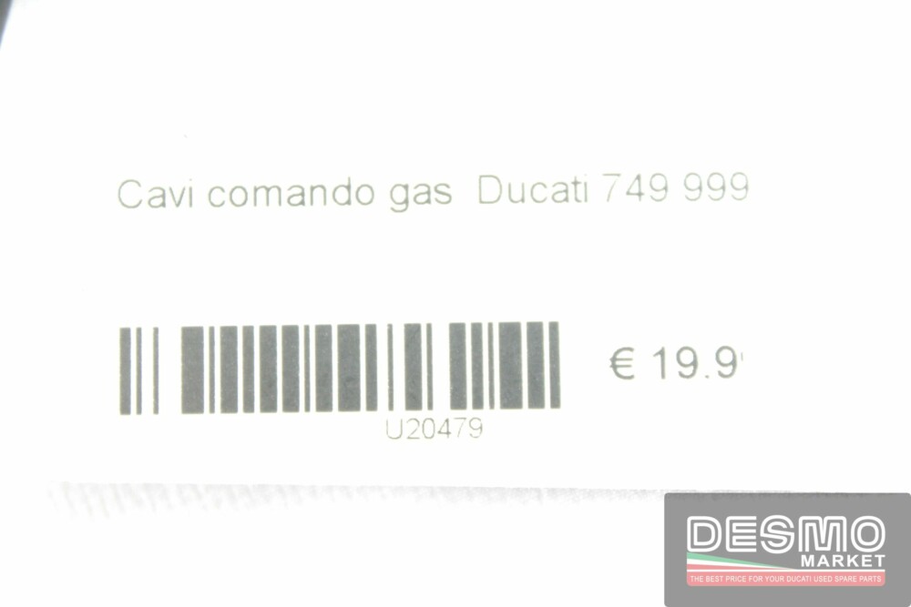 Cavi comando gas  Ducati 749 999