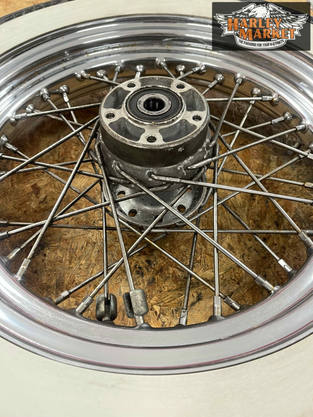 Cerchio a raggi anteriore 16×3 Harley Davidson Softail singolo disco