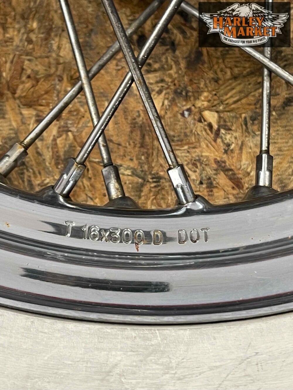 Cerchio a raggi anteriore 16×3 Harley Davidson Softail singolo disco