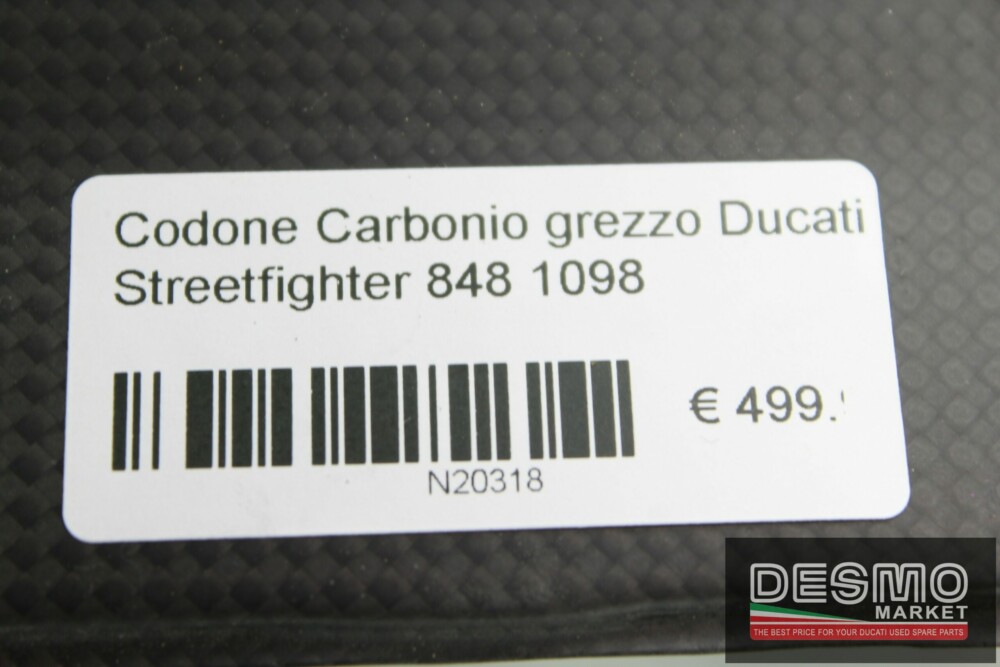 Codone Carbonio grezzo Ducati Streetfighter 848 1098
