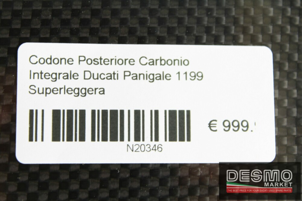 Codone Posteriore Carbonio Integrale Ducati Panigale 1199 Superleggera