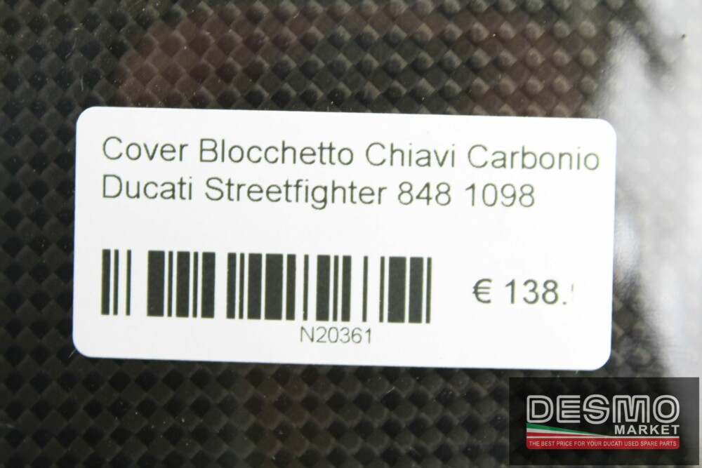 Cover Blocchetto Chiavi Carbonio Ducati Streetfighter 848 1098