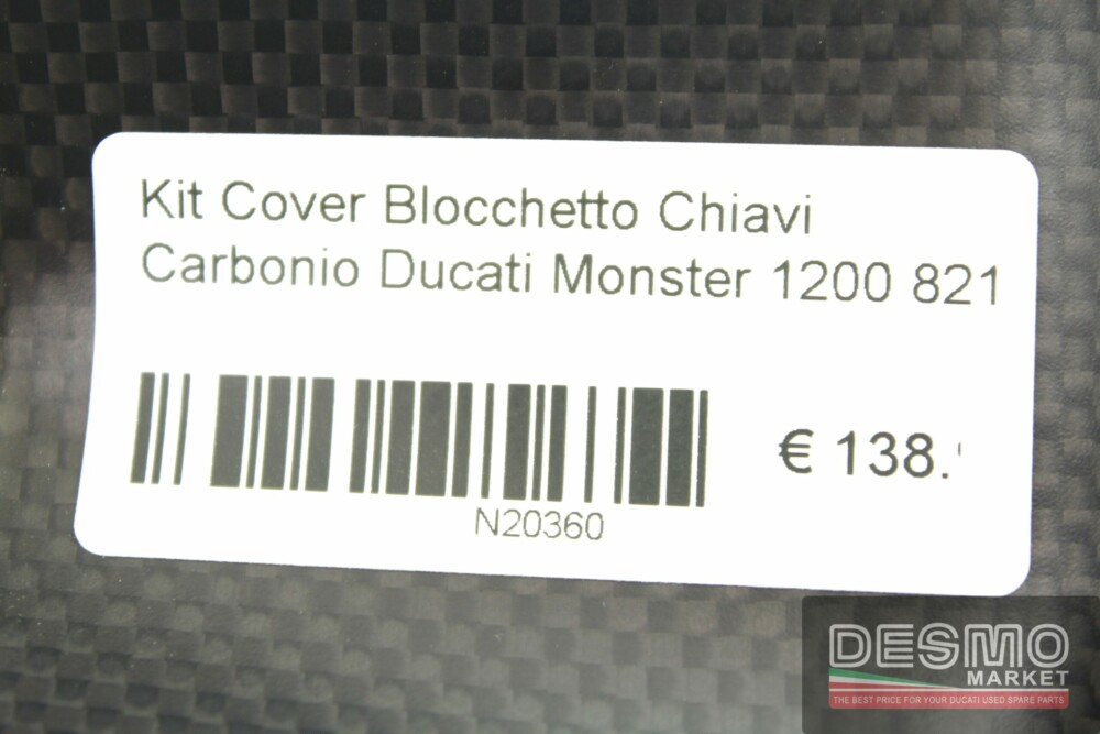 Kit Cover Blocchetto Chiavi Carbonio Ducati Monster 1200 821