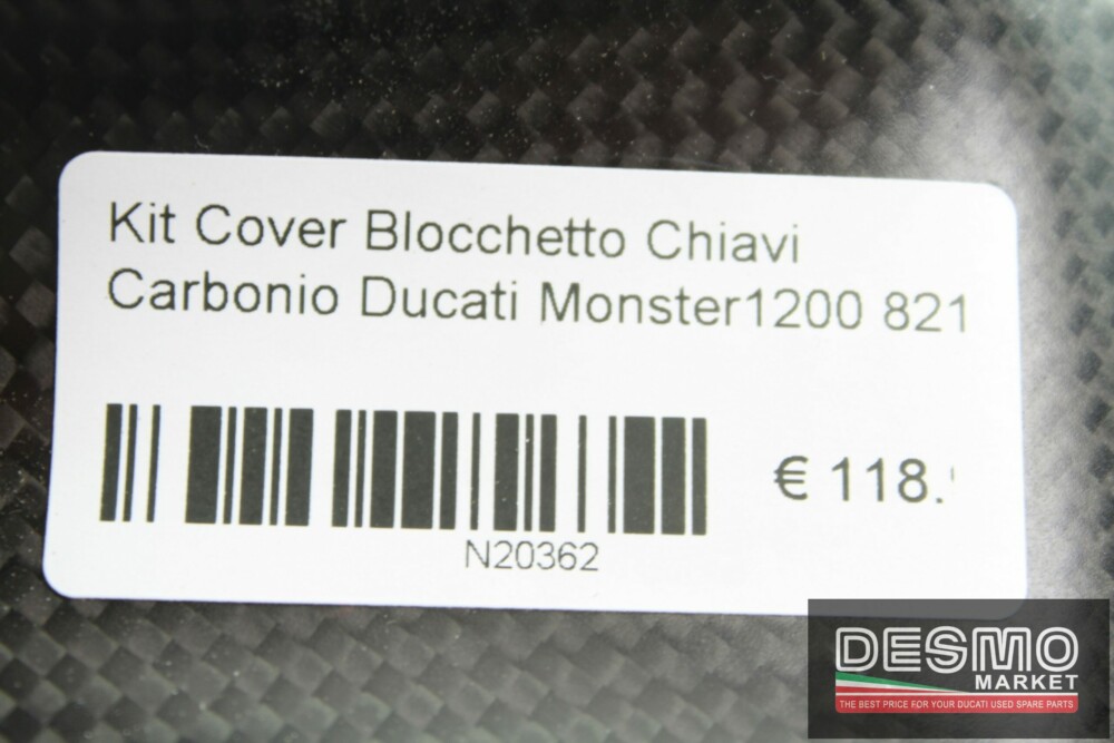 Kit Cover Blocchetto Chiavi Carbonio Ducati Monster1200 821