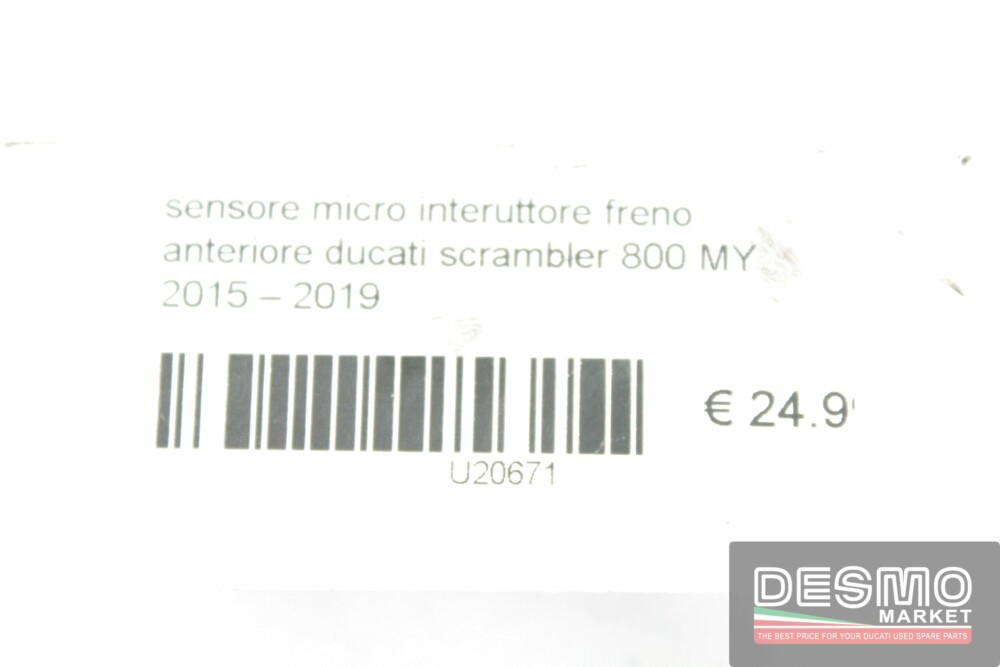 micro interuttore freno anteriore ducati scrambler 800 MY 2015 – 2019