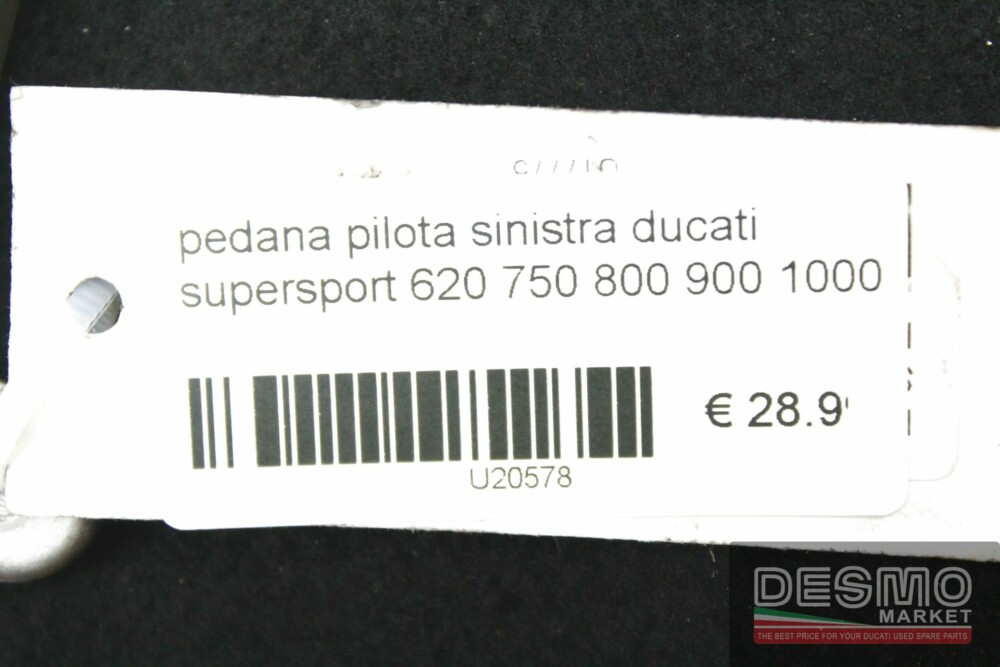 pedana pilota sinistra ducati supersport 620 750 800 900 1000