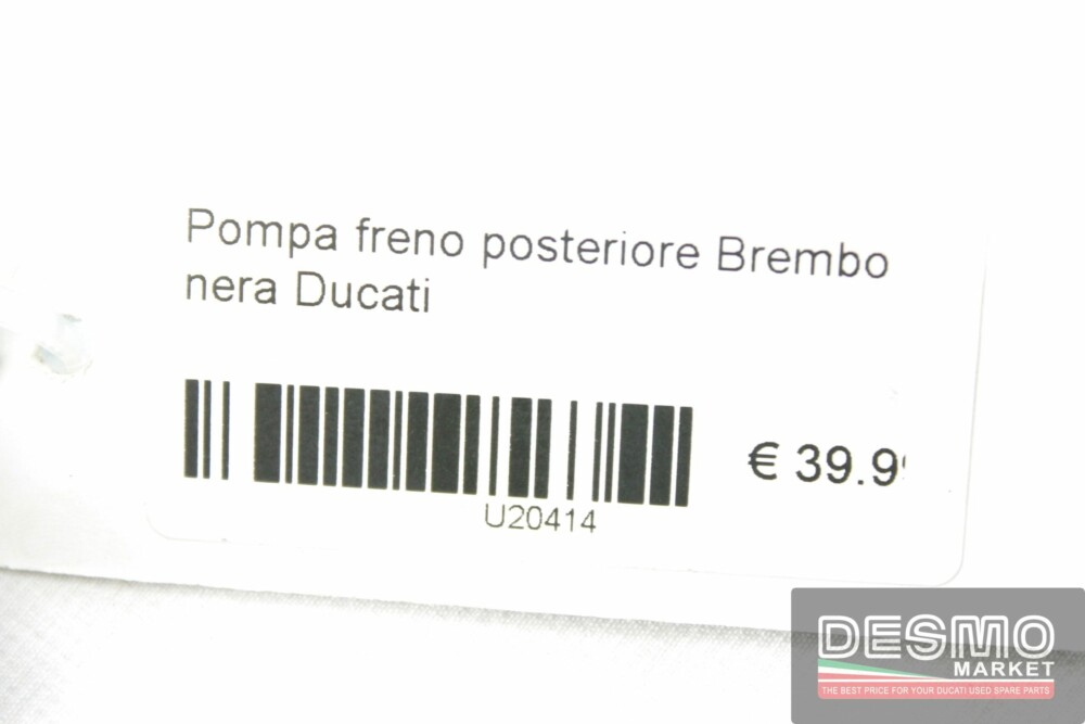 Pompa freno posteriore Brembo nera Ducati